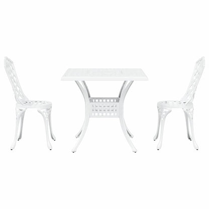 Tuinset 3 Pcs Gegoten Aluminium 2-zits
