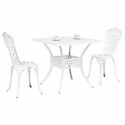 Tuinset 3 Pcs Gegoten Aluminium 2-zits