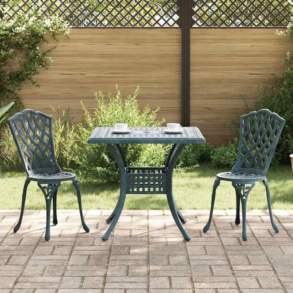 Tuinset 3 Pcs Gegoten Aluminium 2-zits
