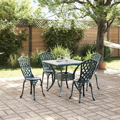 Tuinset 5 Pcs Gegoten Aluminium 4-persoons