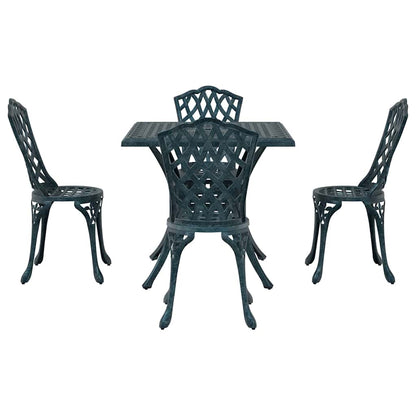 Tuinset 5 Pcs Gegoten Aluminium 4-persoons