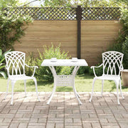 Tuinset 3-delig wit gegoten aluminium