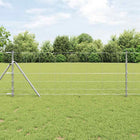 Pasture fence Silver 25 x 0.8 m Galvanized steel