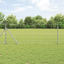 Weidehekwerk Zilver 25 x 0,8 m Gegalvaniseerd staal