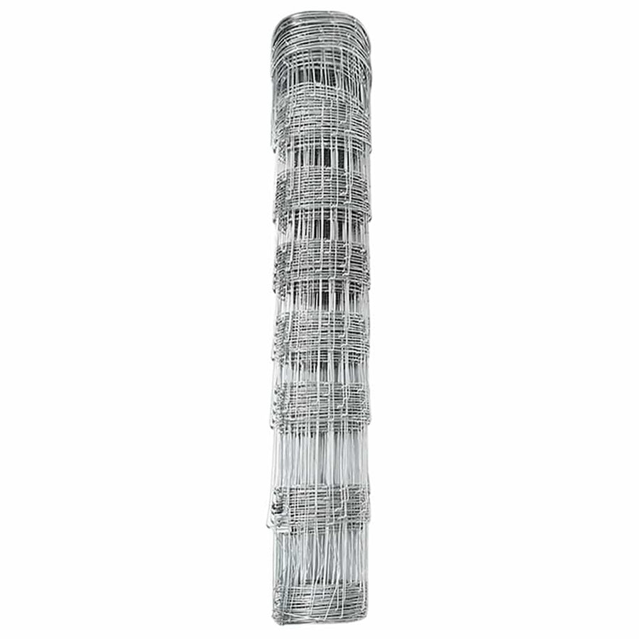 Weidehekwerk Zilver 25 x 0,8 m Gegalvaniseerd staal