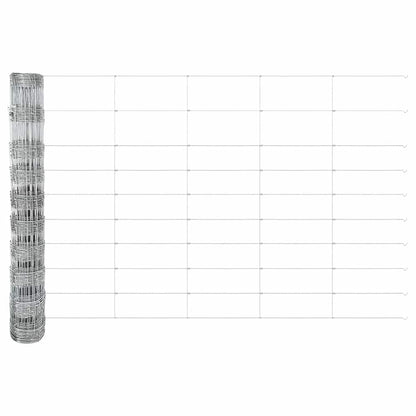 Weidehekwerk Zilver 25 x 1 m Gegalvaniseerd staal