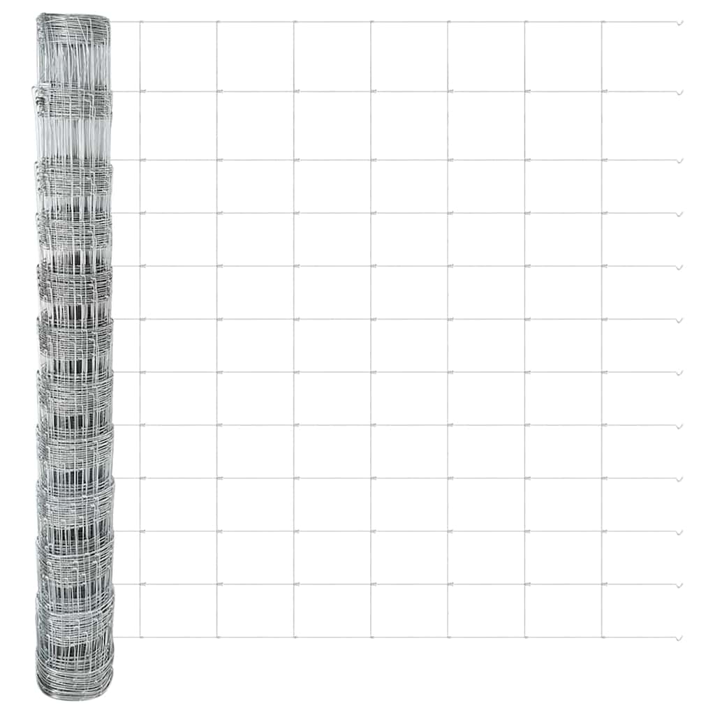 Weidehekwerk Zilver 25 x 1,2 m Gegalvaniseerd staal
