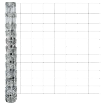 Weidehekwerk Zilver 25 x 1,2 m Gegalvaniseerd staal
