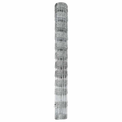 Weidehekwerk Zilver 25 x 1,2 m Gegalvaniseerd staal
