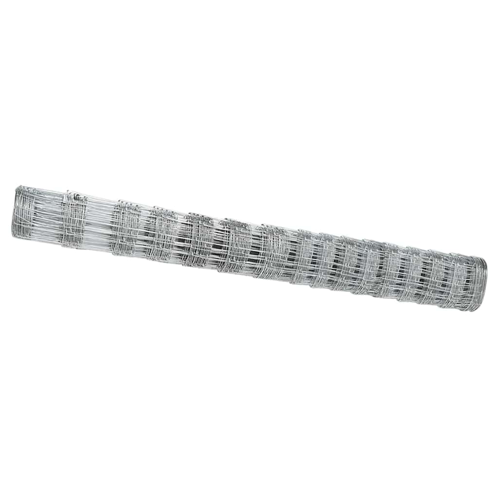 Weidehekwerk Zilver 25 x 1,2 m Gegalvaniseerd staal
