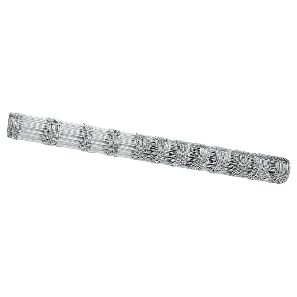 Weidehekwerk Zilver 25 x 1,4 m Gegalvaniseerd staal