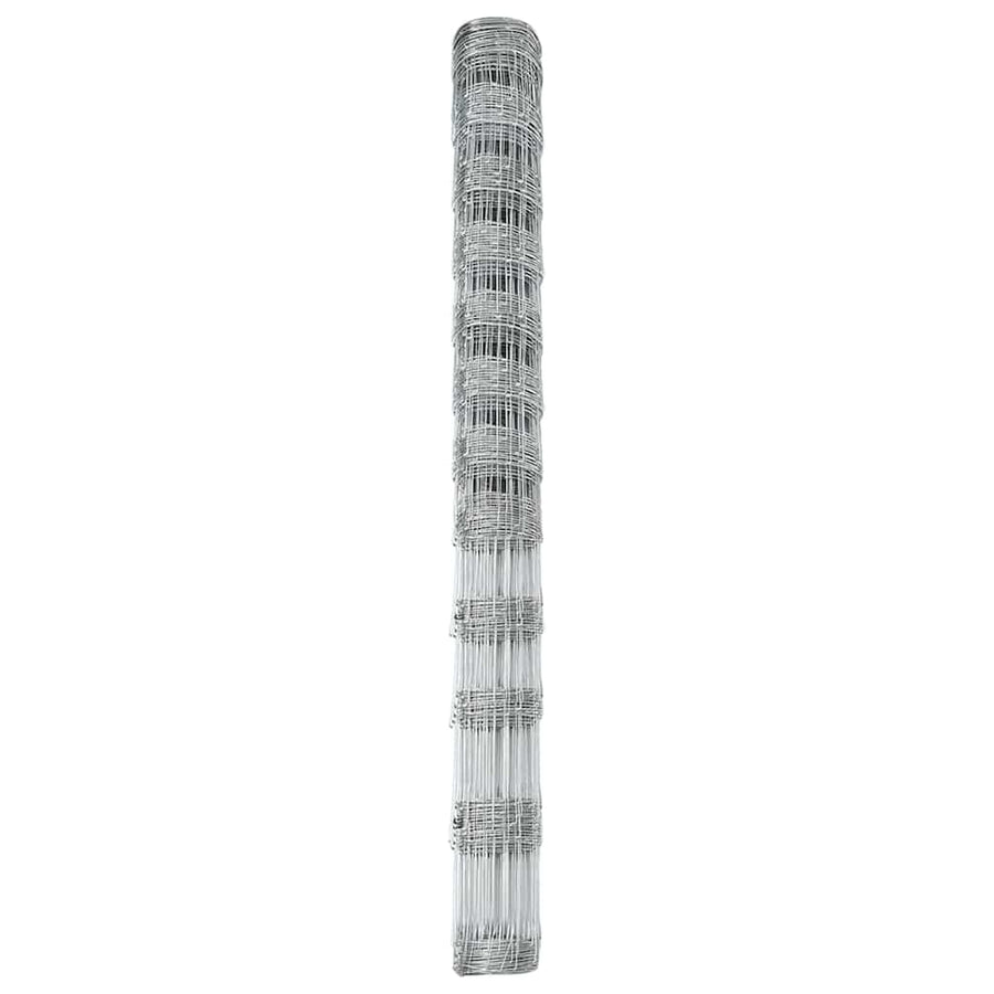 Weidehekwerk Zilver 25 x 1,4 m Gegalvaniseerd staal