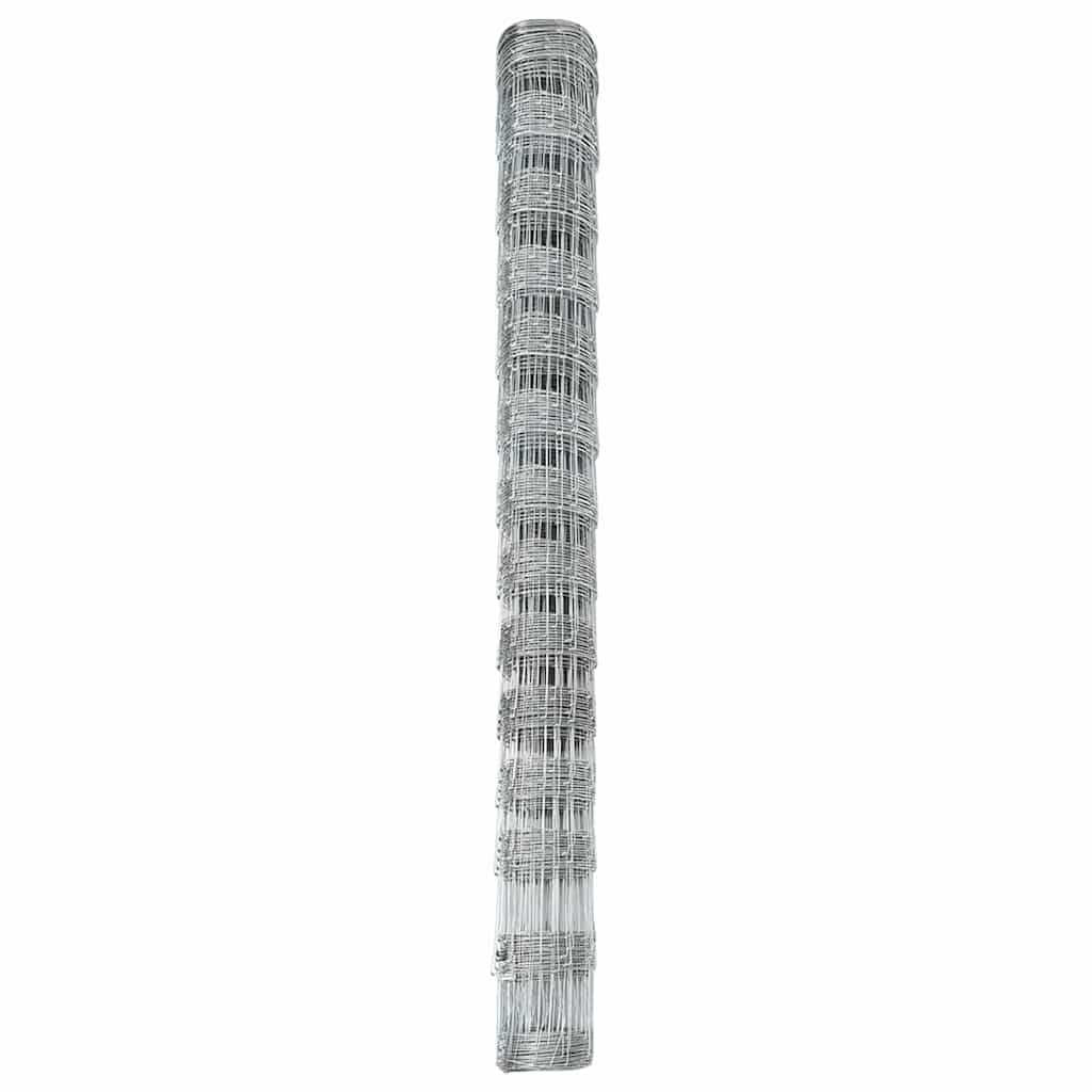 Weidehekwerk Zilver 25 x 1,4 m Gegalvaniseerd staal