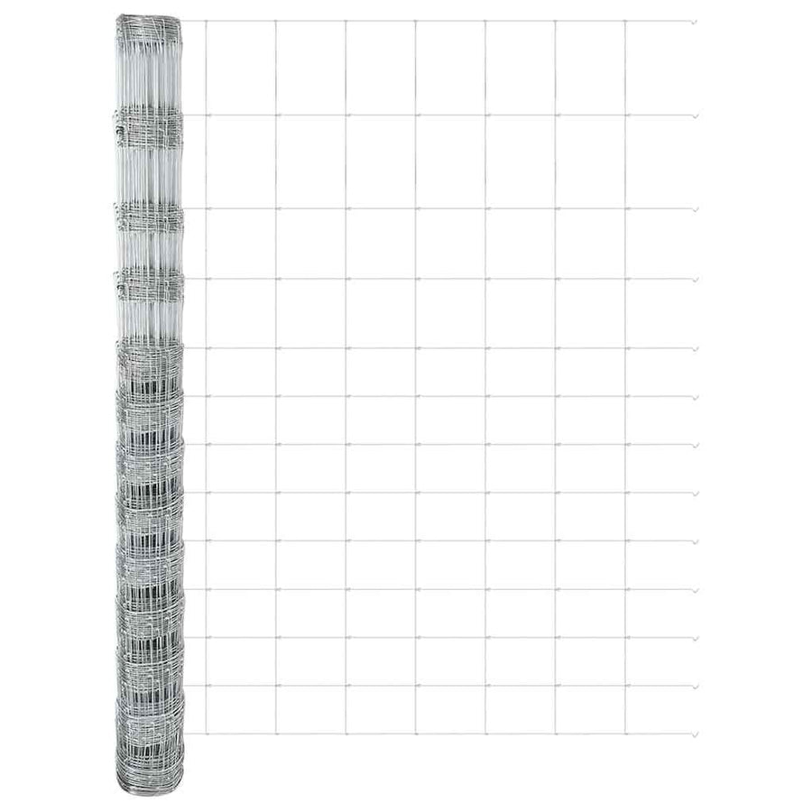 Weidehekwerk Zilver 25 x 1,5 m Gegalvaniseerd staal