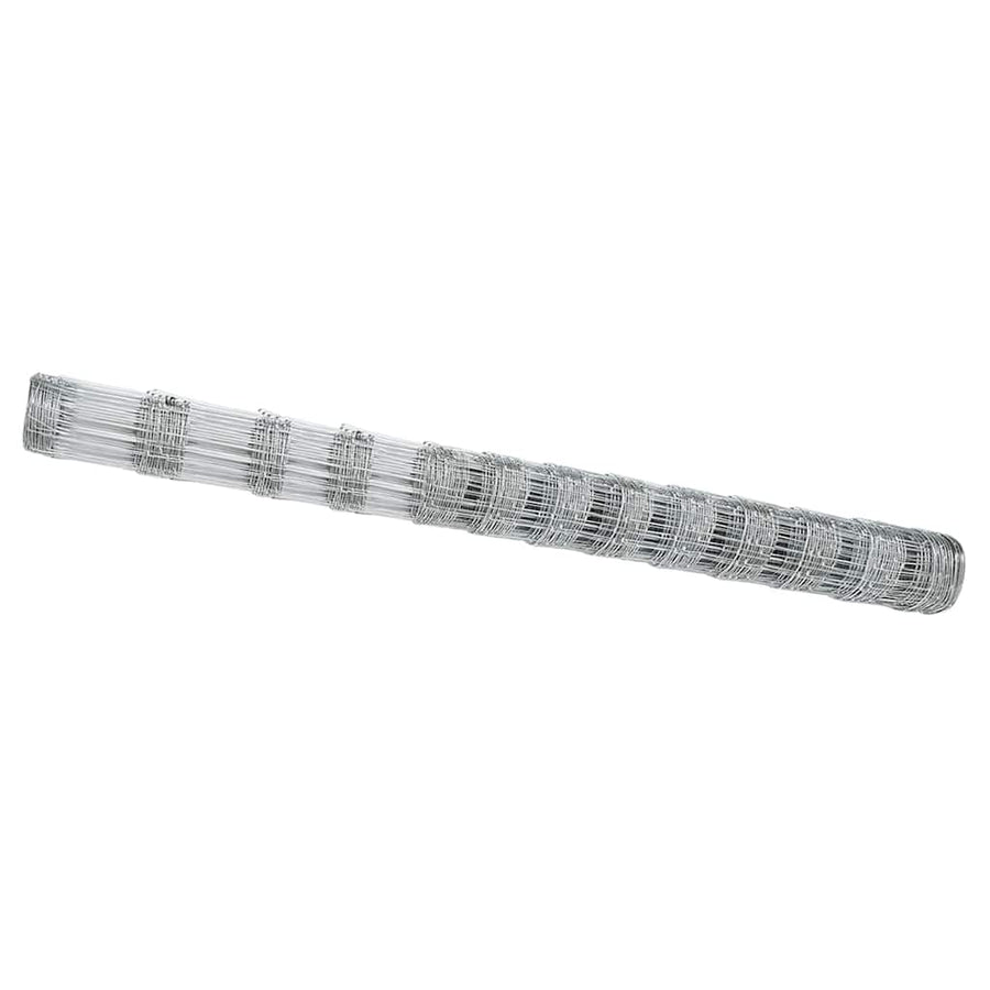 Weidehekwerk Zilver 25 x 1,5 m Gegalvaniseerd staal