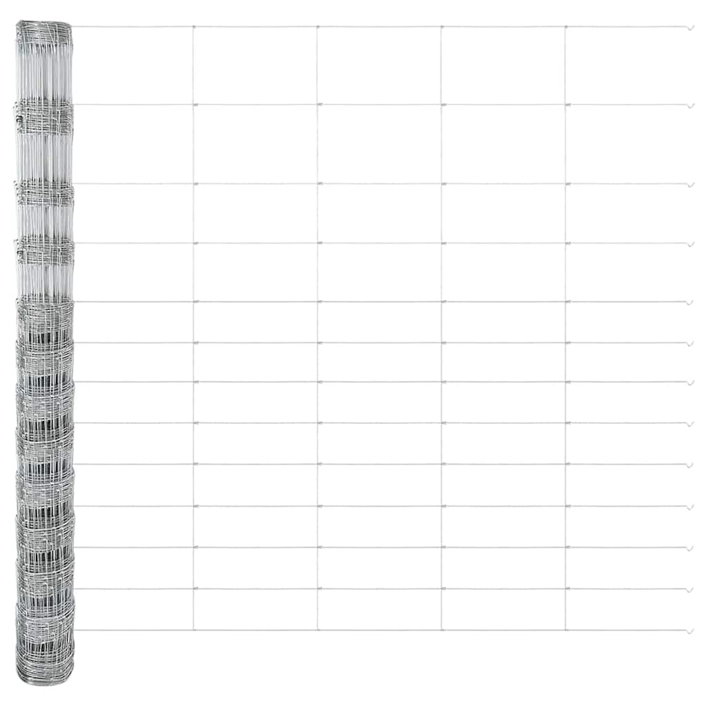 Weidehekwerk Zilver 25 x 1,5 m Gegalvaniseerd staal