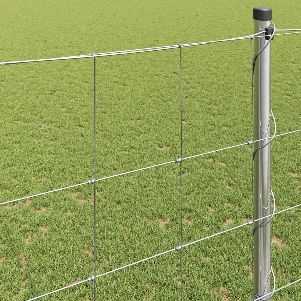 Weidehekwerk Zilver 25 x 1,5 m Gegalvaniseerd staal