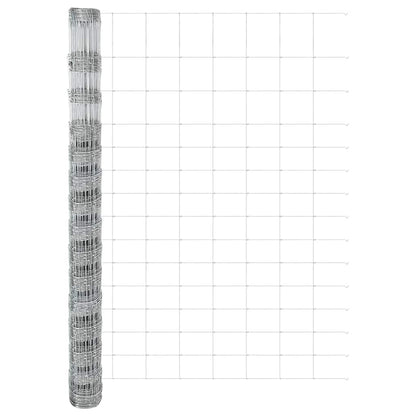 Weidehekwerk Zilver 25 x 1,6 m Gegalvaniseerd staal