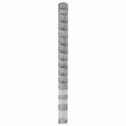 Weidehekwerk Zilver 25 x 1,6 m Gegalvaniseerd staal
