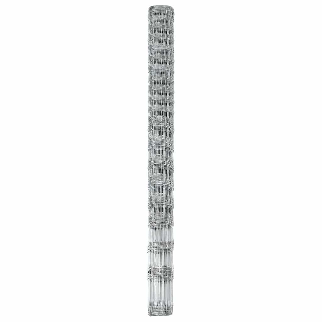 Weidehekwerk Zilver 25 x 1,6 m Gegalvaniseerd staal