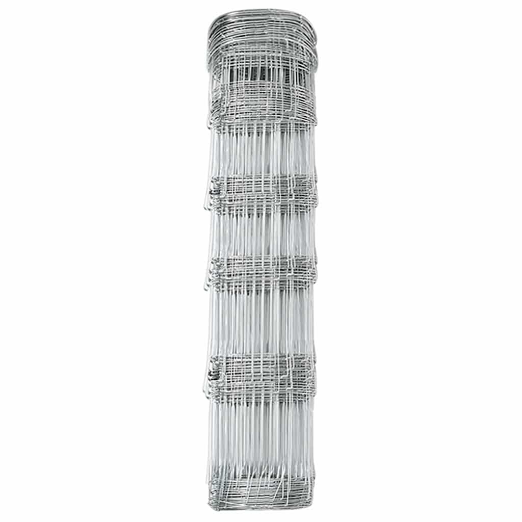 Weidehekwerk Zilver 50 x 0,8 m Gegalvaniseerd staal