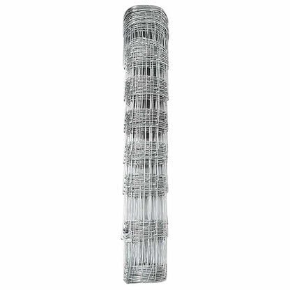 Weidehekwerk Zilver 50 x 0,8 m Gegalvaniseerd staal