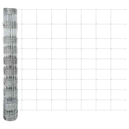 Weidehekwerk Zilver 50 x 1 m Gegalvaniseerd staal