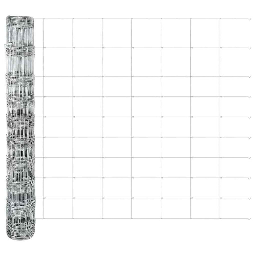 Weidehekwerk Zilver 50 x 1 m Gegalvaniseerd staal
