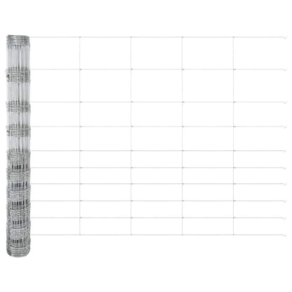 Weidehekwerk Zilver 50 x 1,2 m Gegalvaniseerd staal