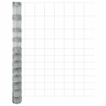 Weidehekwerk Zilver 50 x 1,4 m Gegalvaniseerd staal