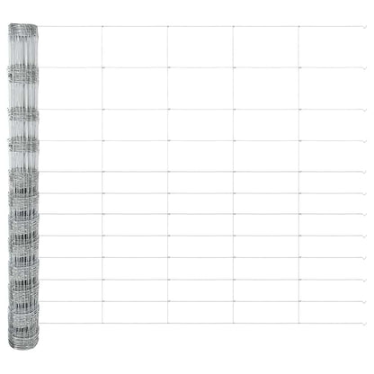 Weidehekwerk Zilver 50 x 1,4 m Gegalvaniseerd staal