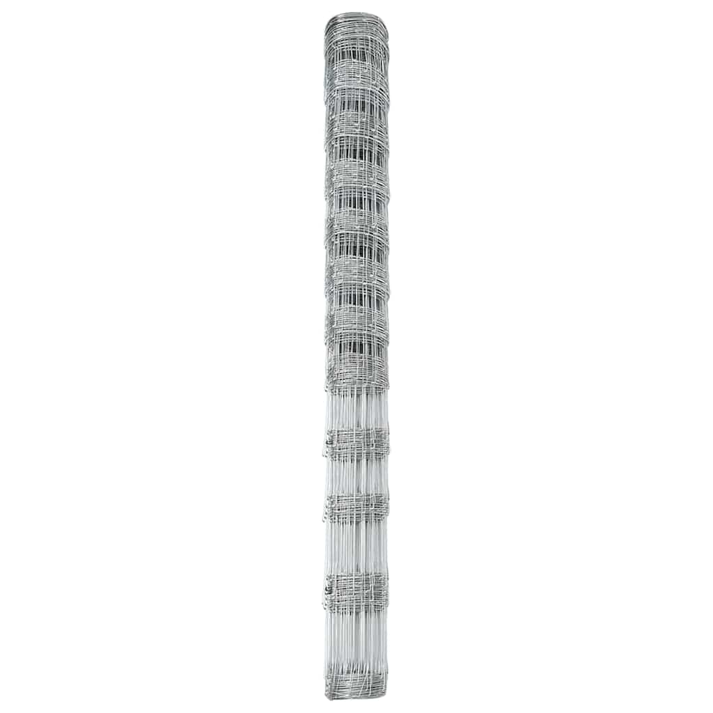 Weidehekwerk Zilver 50 x 1,4 m Gegalvaniseerd staal