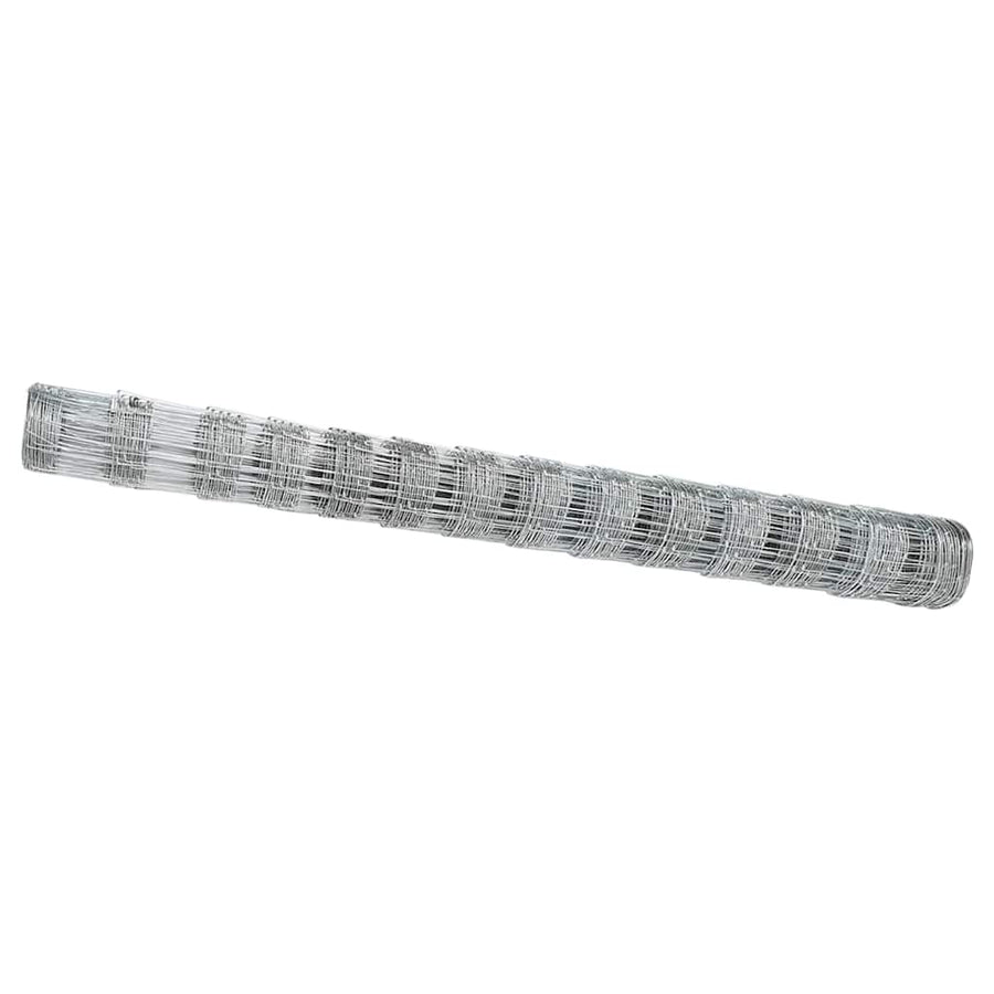 Weidehekwerk Zilver 50 x 1,4 m Gegalvaniseerd staal