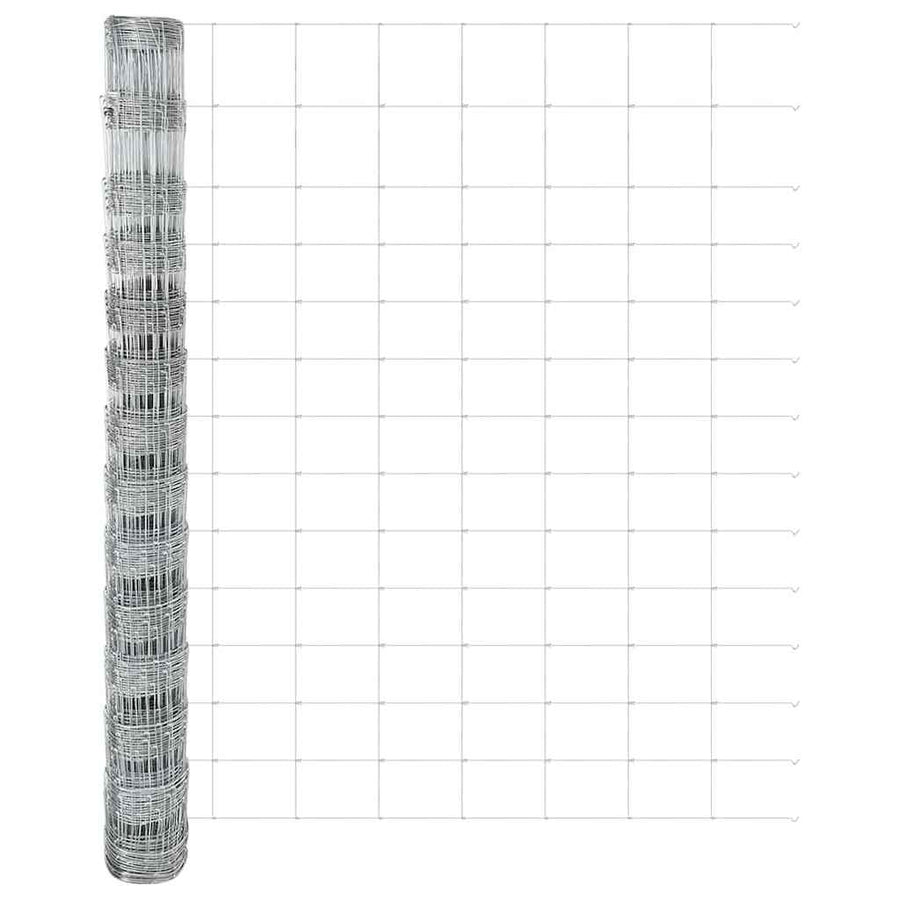 Weidehekwerk Zilver 50 x 1,4 m Gegalvaniseerd staal