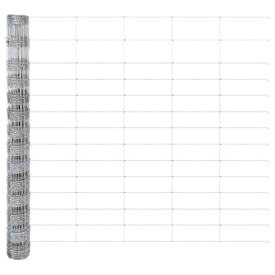 Weidehekwerk Zilver 50 x 1,4 m Gegalvaniseerd staal