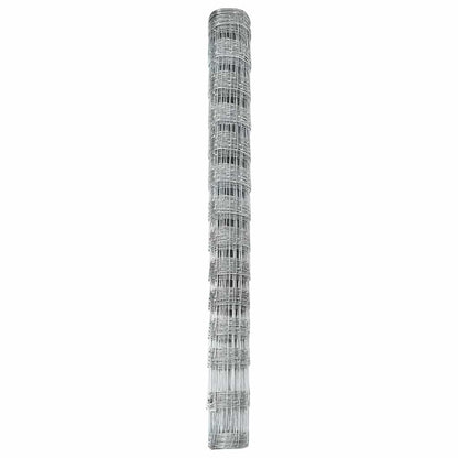 Weidehekwerk Zilver 50 x 1,4 m Gegalvaniseerd staal