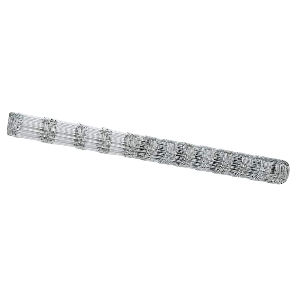 Weidehekwerk Zilver 50 x 1,5 m Gegalvaniseerd staal