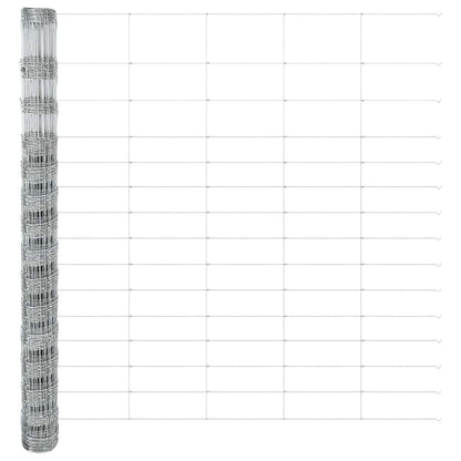 Weidehekwerk Zilver 50 x 1,6 m Gegalvaniseerd staal