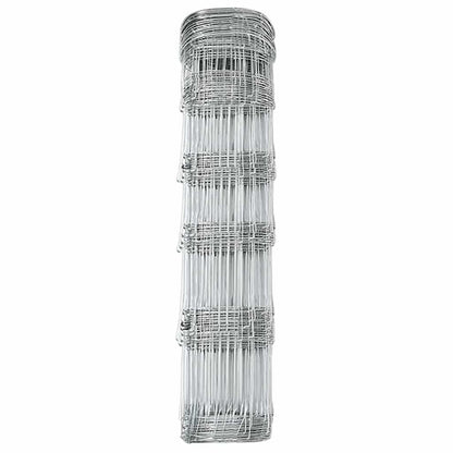 Weidehekwerk Zilver 100 x 0,8 m Gegalvaniseerd staal