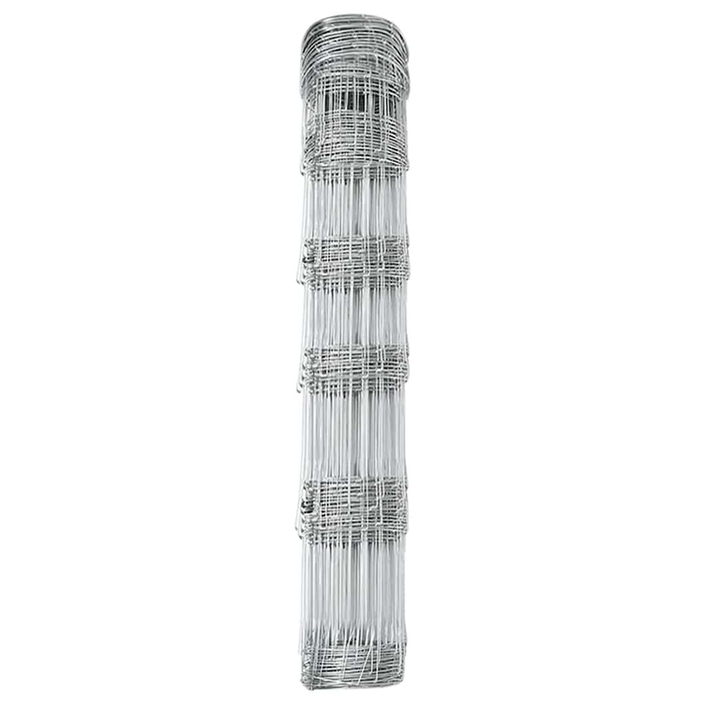 Weidehekwerk Zilver 100 x 0,8 m Gegalvaniseerd staal