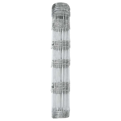 Weidehekwerk Zilver 100 x 0,8 m Gegalvaniseerd staal