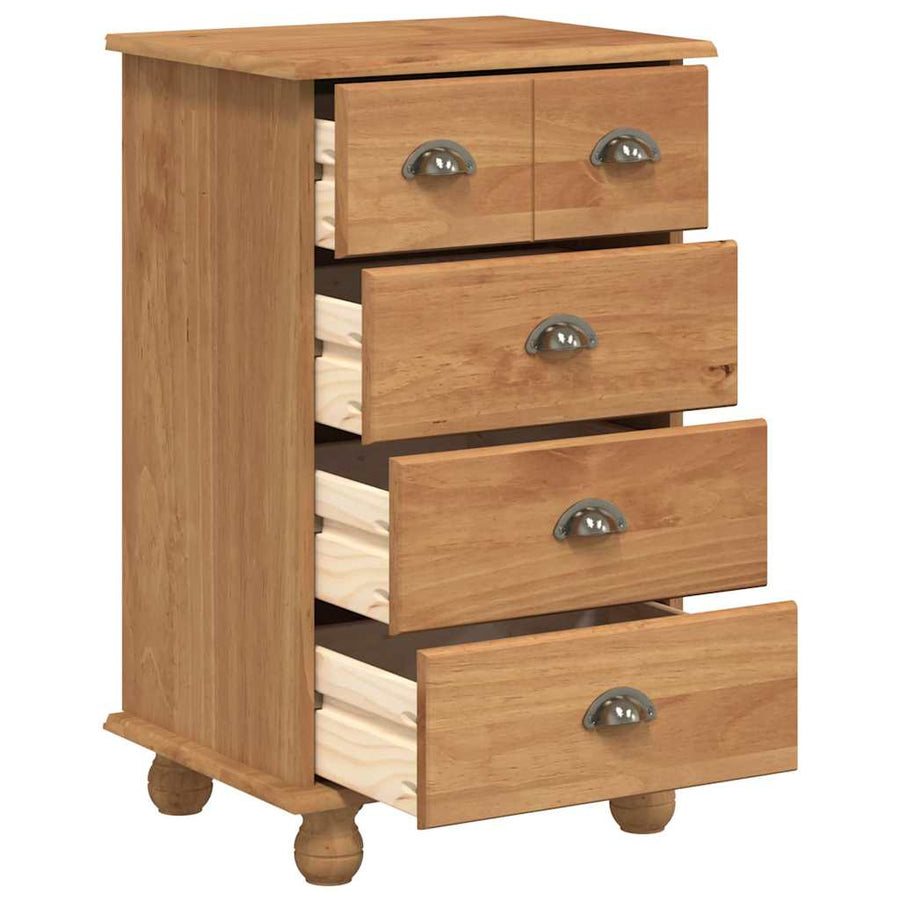 Ladekast ASKIM Bruin 45,8 x 40 x 79 cm Massief grenenhout