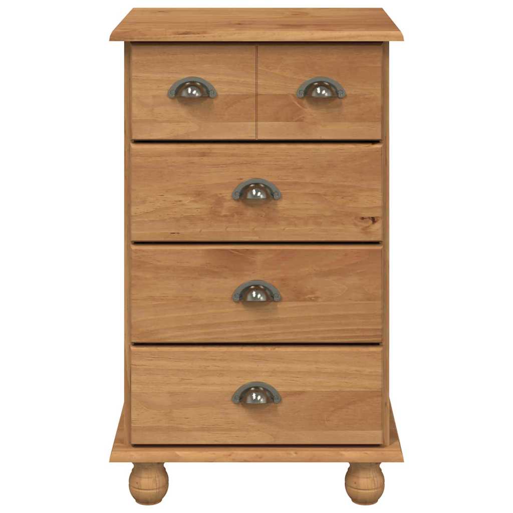 Ladekast ASKIM Bruin 45,8 x 40 x 79 cm Massief grenenhout