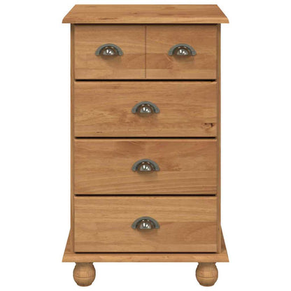 Ladekast ASKIM Bruin 45,8 x 40 x 79 cm Massief grenenhout