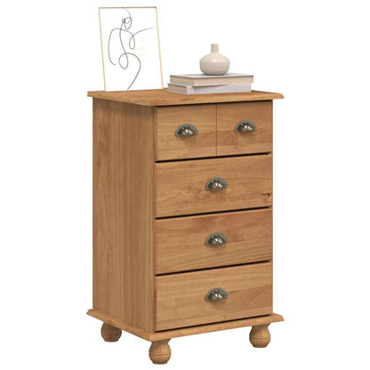Ladekast ASKIM Bruin 45,8 x 40 x 79 cm Massief grenenhout
