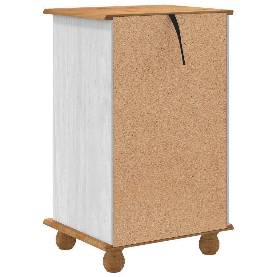 Ladekast ASKIM Wit 45,8 x 40 x 79 cm Massief grenenhout
