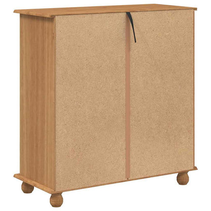 Ladekast ASKIM Bruin 91 x 40 x 95,5 cm Massief grenenhout
