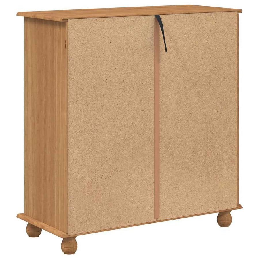 Ladekast ASKIM Bruin 91 x 40 x 95,5 cm Massief grenenhout