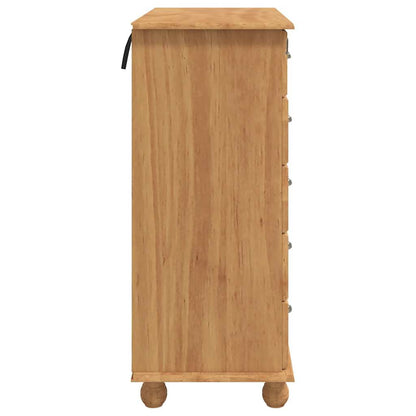 Ladekast ASKIM Bruin 91 x 40 x 95,5 cm Massief grenenhout