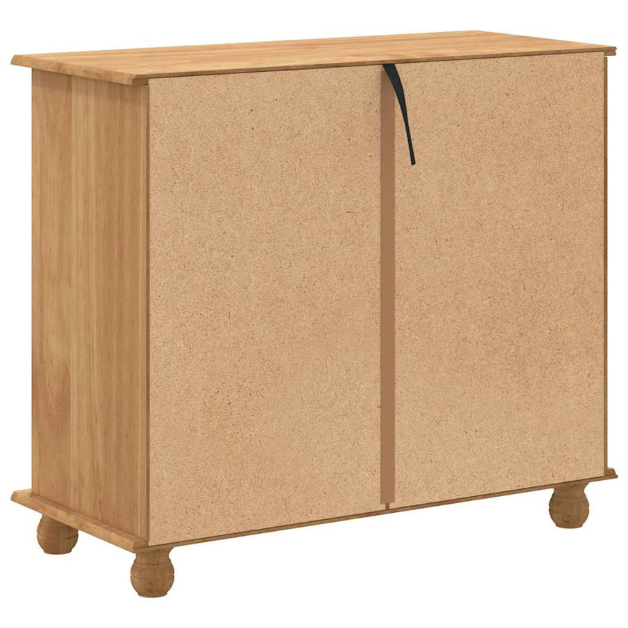 Ladekast ASKIM Bruin 91 x 40 x 79 cm Massief grenenhout